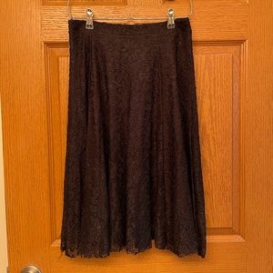 Coin 1804 Black Lace Skirt.